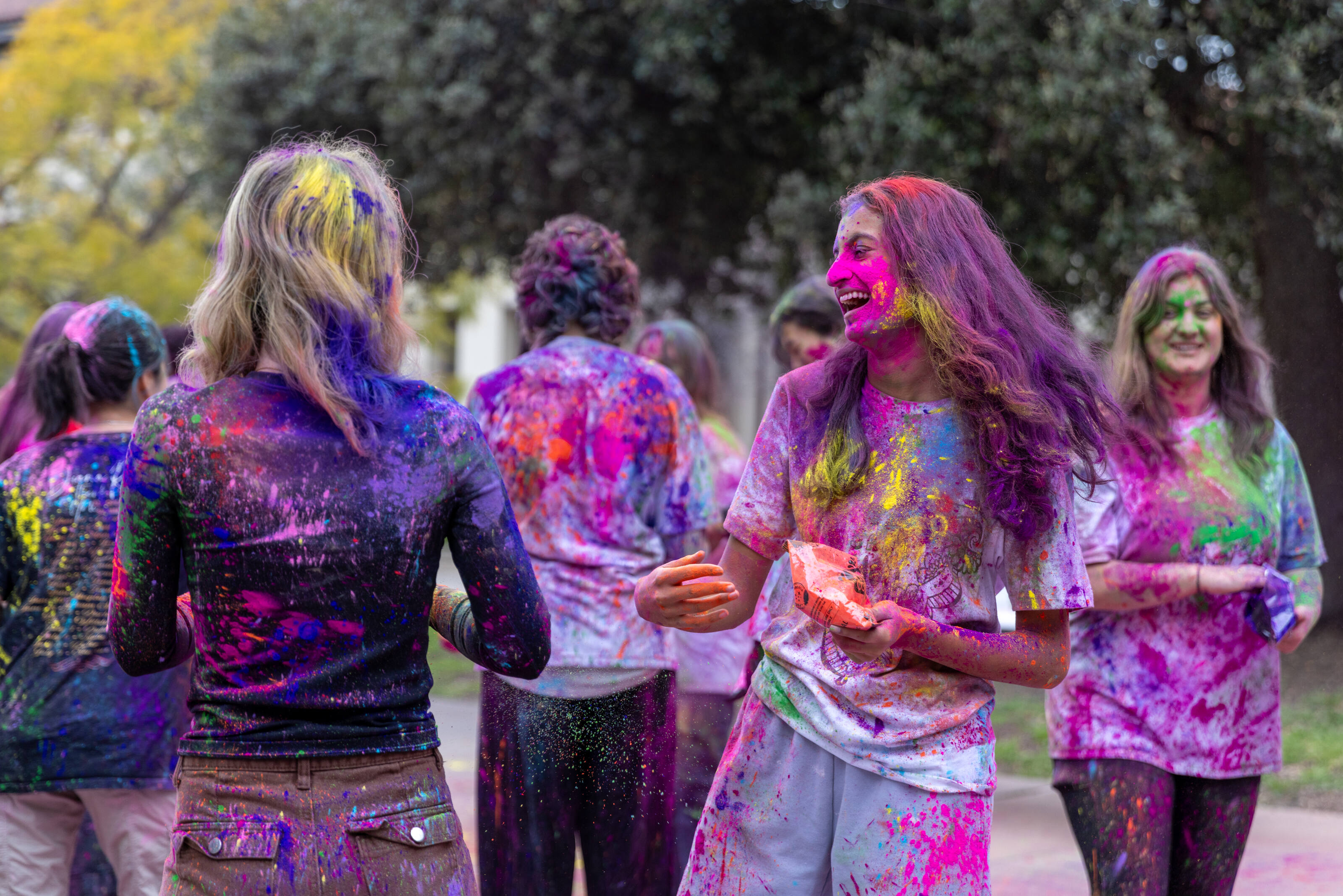 Image of SASA's Holi celebration