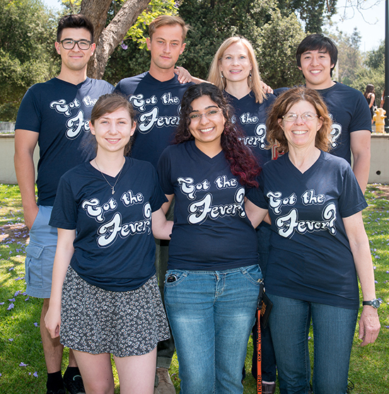 Pollock with her Summer Research Program students in 2014.