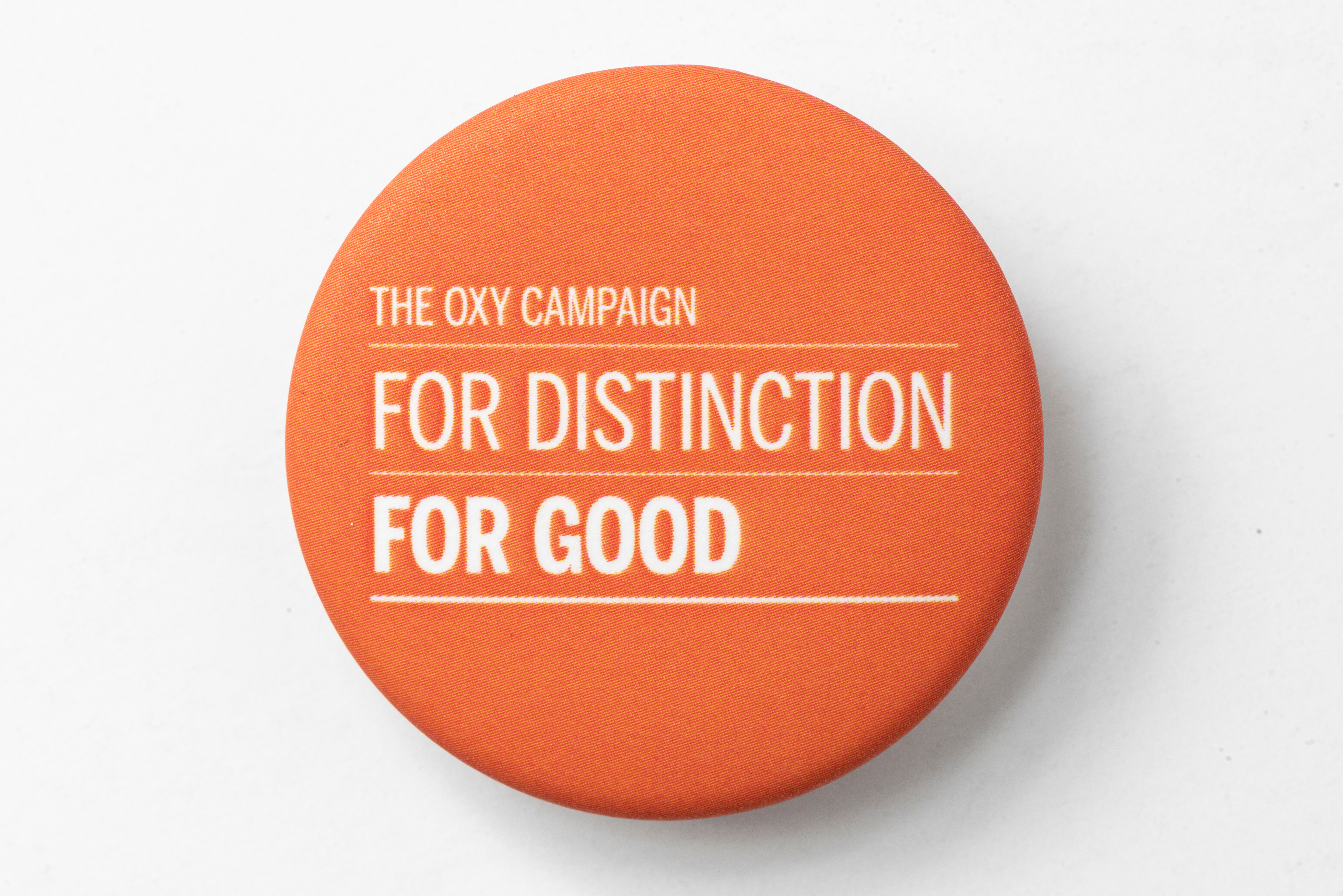 Campaign Button for Distinction
