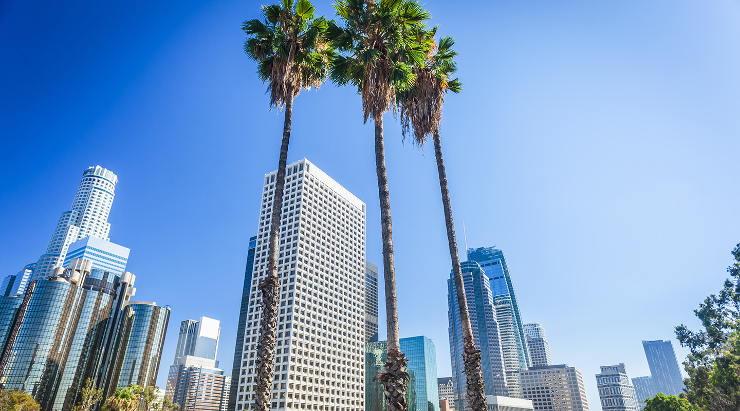 Los Angeles' downtown skyline