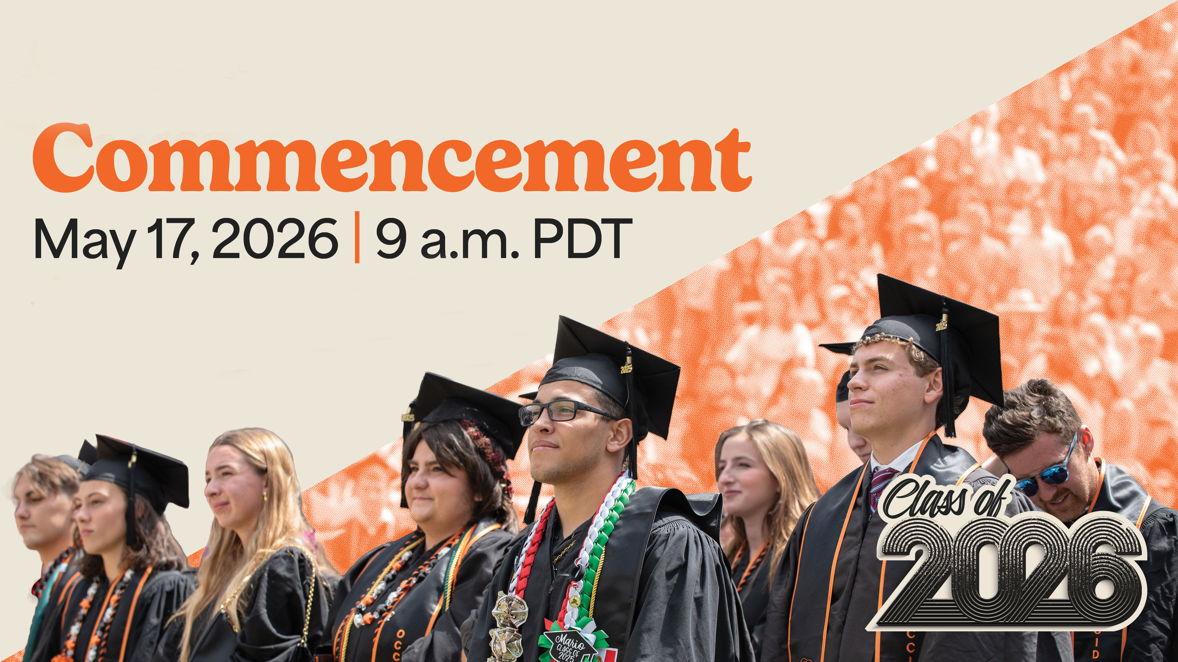 Commencement 2026, Occidental College, May 16 at 9 am