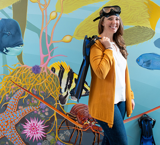 Occidental’s hands-on research provides “a rare opportunity for undergrads,” says Associate Professor Amber Stubler. “They get to see the full process, from hypothesis to publication.” 