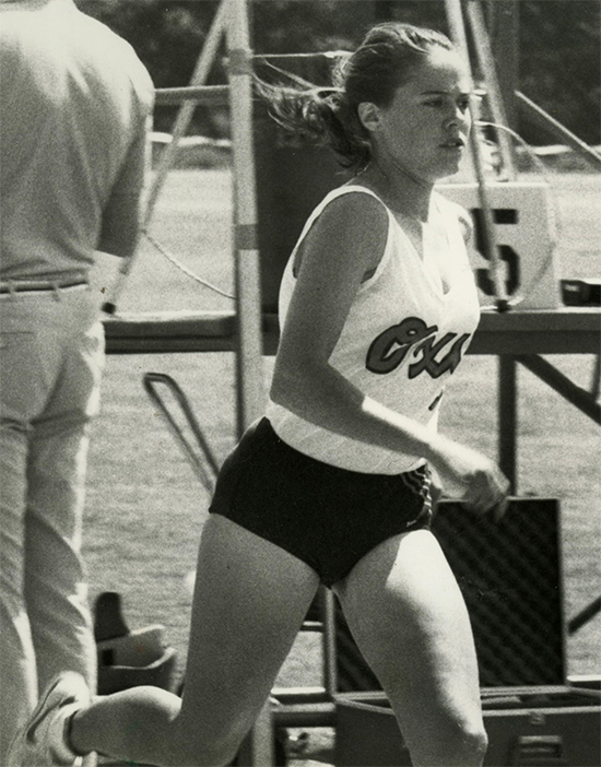 Occidental Athletics Hall of Fame inductee Cresey Stewart Maher '87.