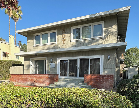 The Delta Tau Omicron house in 2025.