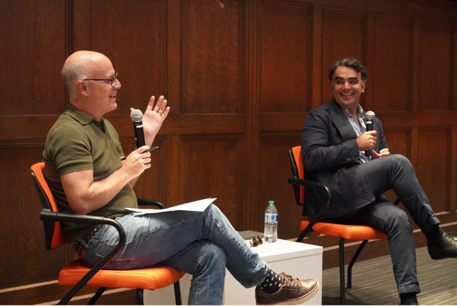 Dr. Banai visits Occidental College.