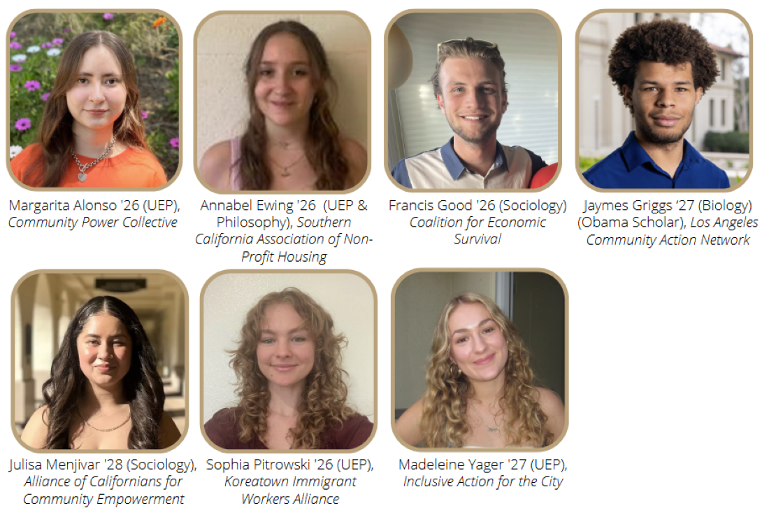 UEPI 2021 Summer, images of 7 Affordable Housing and Community Development interns