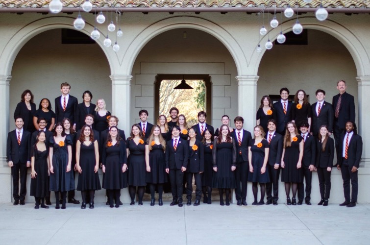 Glee Club Photo in courtyard