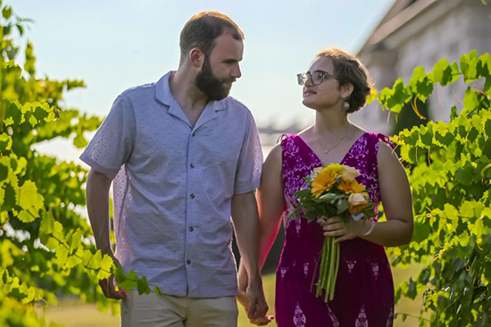Connor and Georgie from season three of Love on the Spectrum. (Photo courtesy Netlfix)