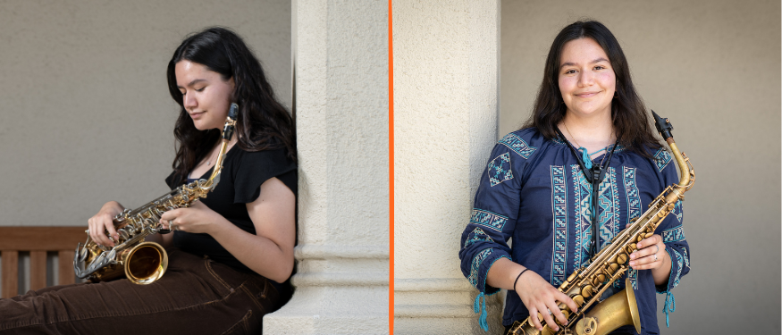 Leslie Garcia in 2020 and 2024
