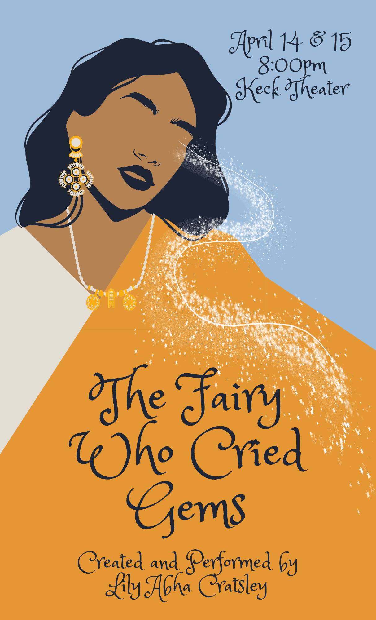 Poster for Lily Abha Cratsley's The Fairy Who Cried Gems