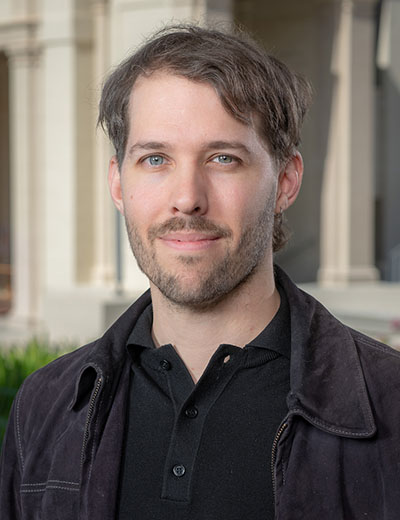 Occidental College professor Samuel Luterbacher headshot