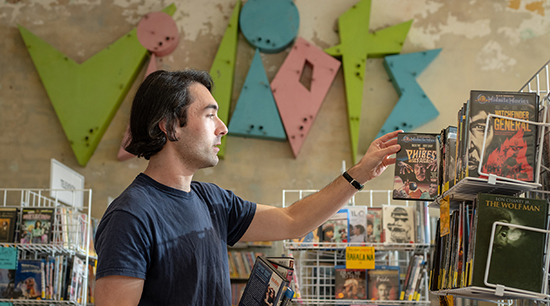 Pablo Nukaya-Petralia ’20 started volunteering at Vidiots in May 2023.
