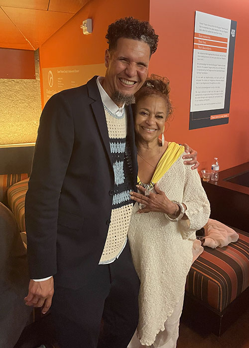 Prof. Will Power with director Debbie Allen