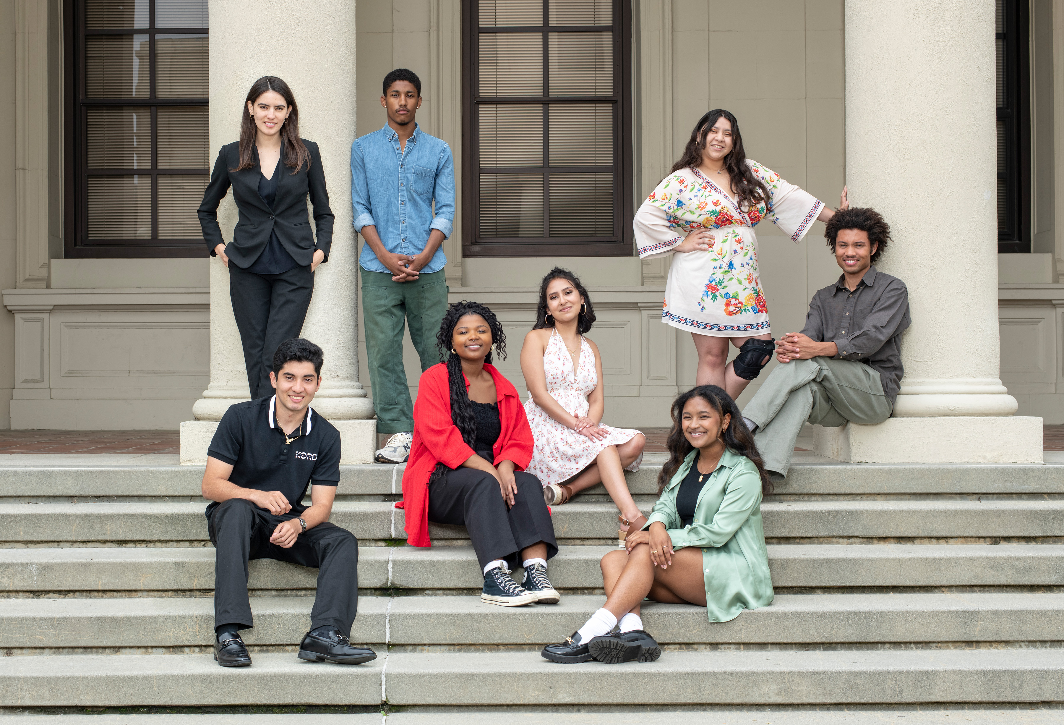 The 2023-24 Barack Obama Scholars at Occidental College.