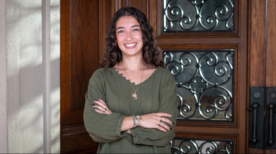 Photo of Aoife Mokalla, recipient of the 2026-28 Obama-Chesky Voyager Scholarship for Public Service.