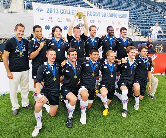 Occidental bulldozed its way through seven top competitors to win the National Small College Rugby Organizations’ National 7s Championship in June 2013. 