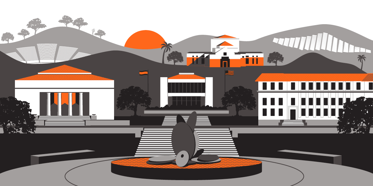 Illustration of campus