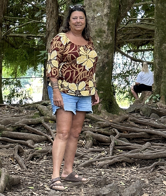 Tammy Bird '84 in Hawaii