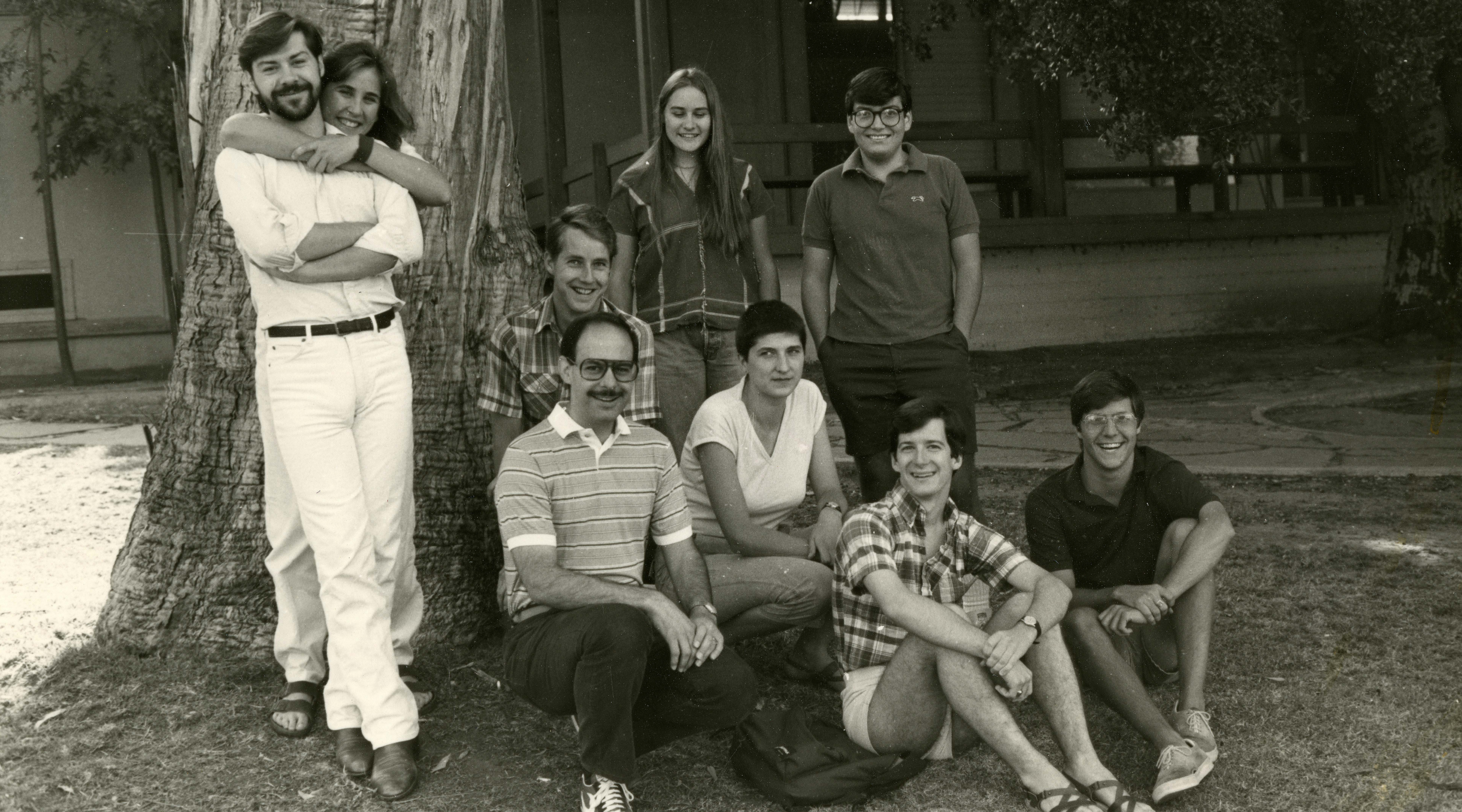 Gay and Lesbian Association members in 1984.