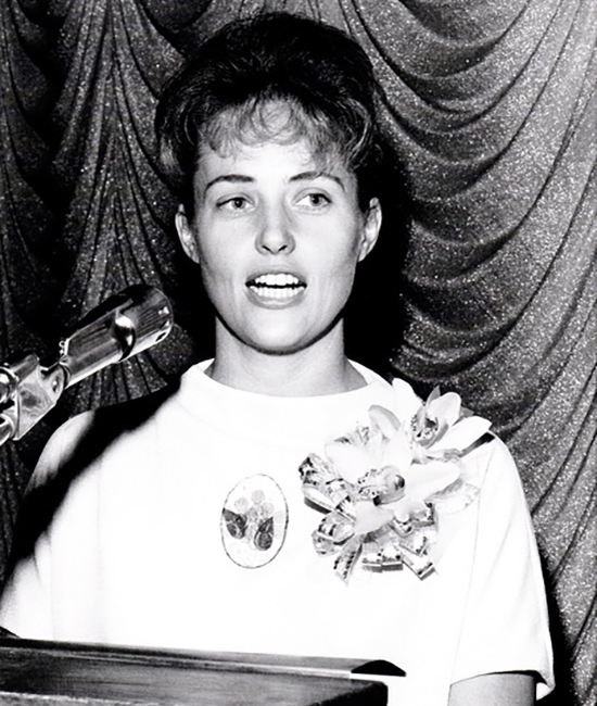 Ruth Berkey in a photo from the 1960s. Ruth Berkey in a photo from the 1960s.