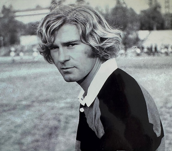 Larry Layne ’71 during his first year at coach of the Tigers in 1972.