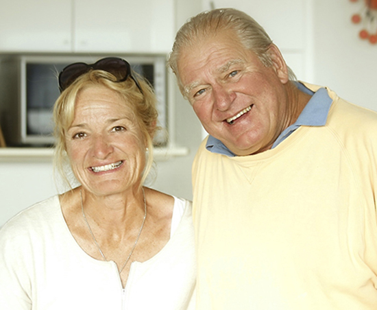 Larry Layne ’71 and wife Sheelagh Boyd in an undated photo.