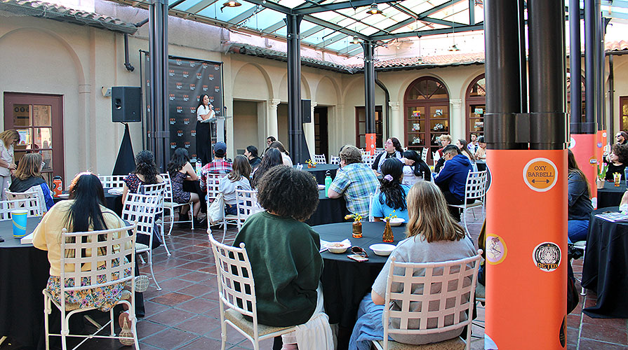 Occidental students at the Student Leadership Awards in Los Angeles