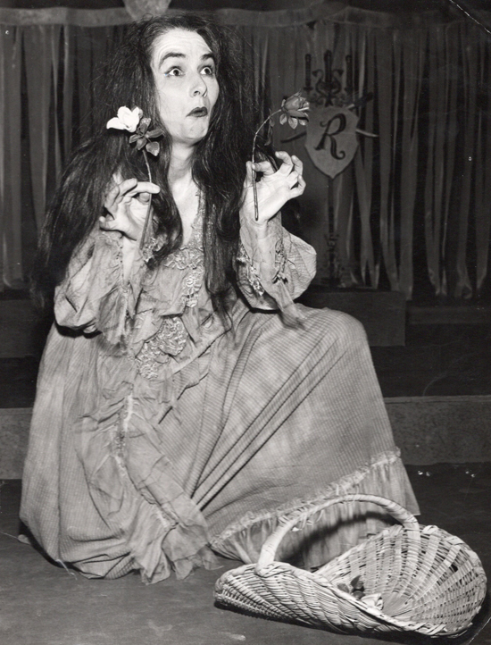 Cora Lauridsen in Gilbert & Sullivan’s Ruddigore (1961).