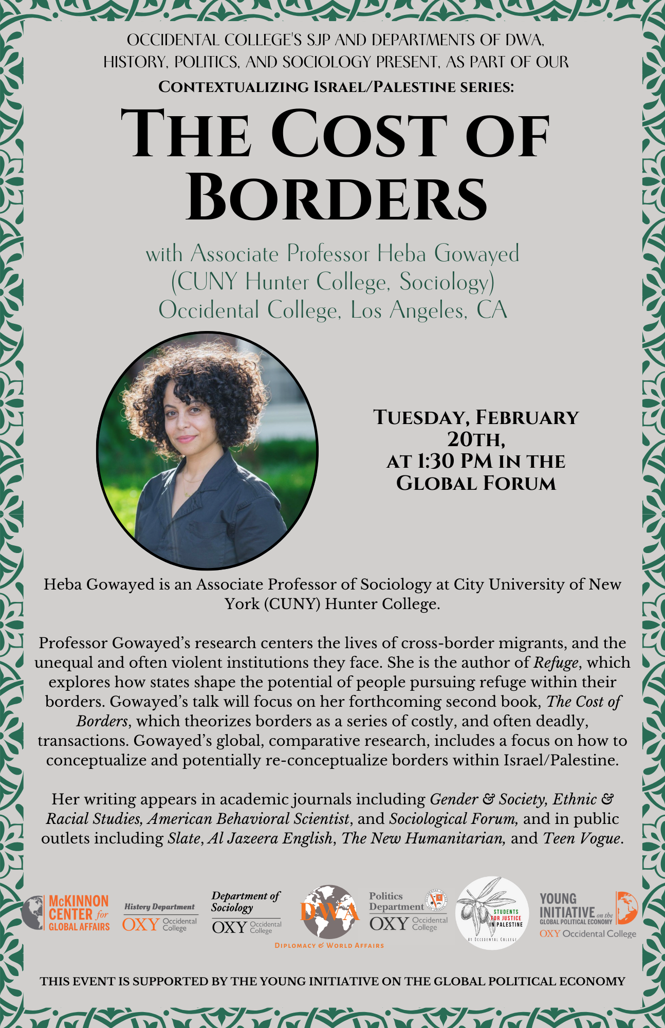 "The Cost of Borders"