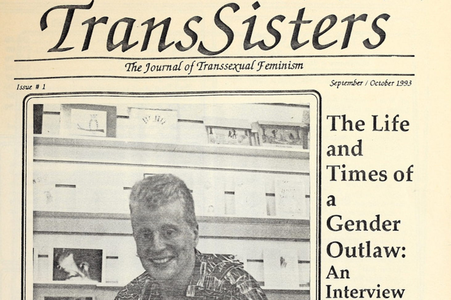 Cover of archival TransSisters publication 