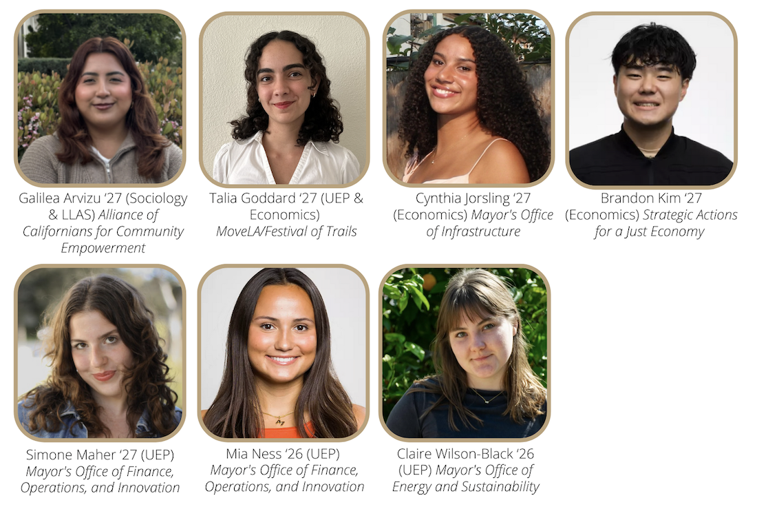 UEPI Summer 2025, Images of 7 Los Angeles and the Olympics interns