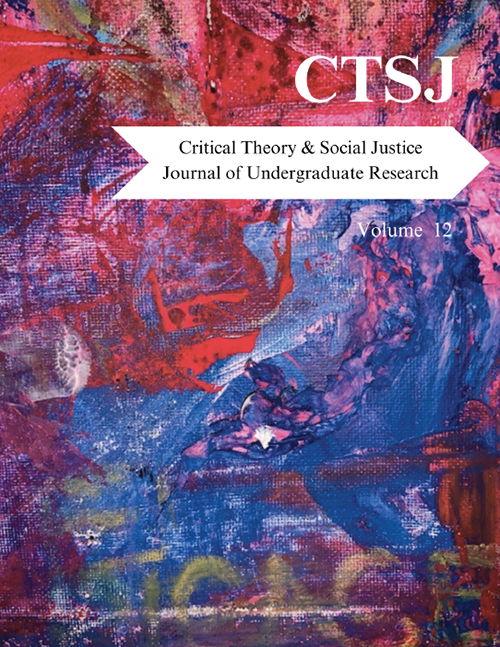 Critical Theory & Social Justice Journal Vol 12 Cover