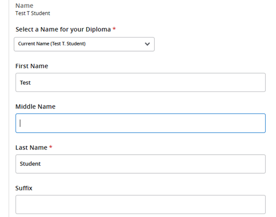 Instructional screenshot for applying to graduate 