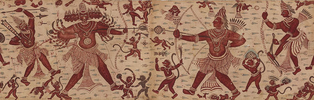 [Historical Illustration] Combat of Rama and Ravana 