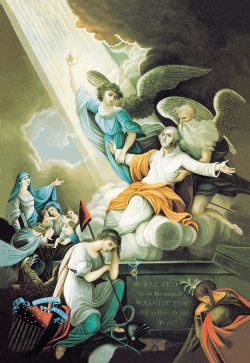 Allegorical image with George Washington