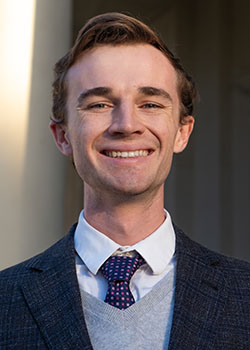 Occidental College student Luca van der Meer headshot