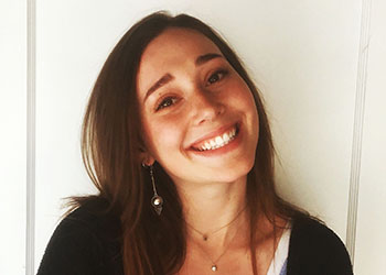 A headshot of Occidental College Student Leah Harman 