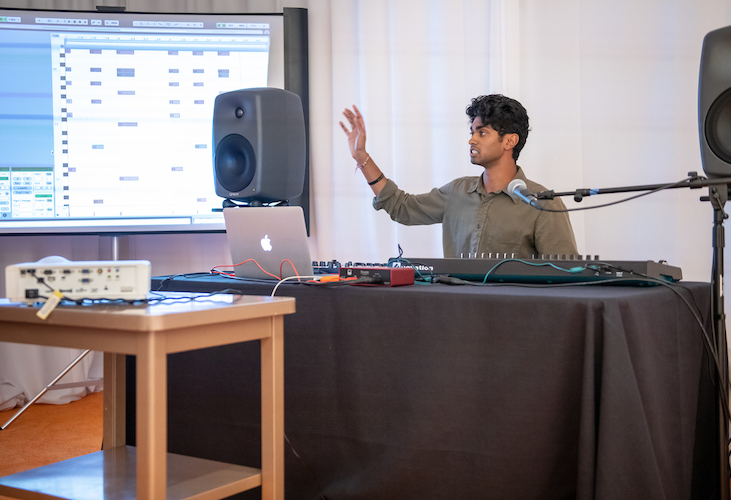 Anoop D'Souza explaing his music making process