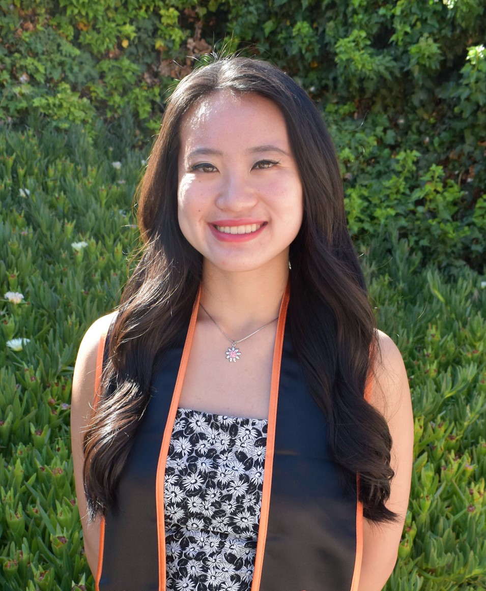 Lauren Chin in her grad gear