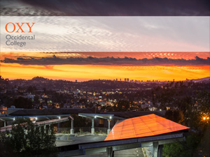 A branded powerpoint page template (with Fiji Hill sunset)