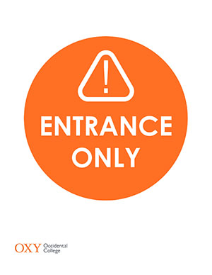 Entrance Only poster