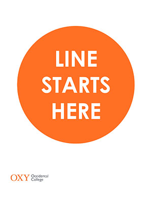 Line Starts Here poster