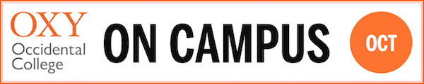 Occidental College On Campus header for October