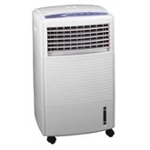An evaporative cooler