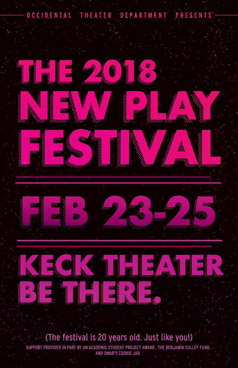 New Play Festival 2018 Poster