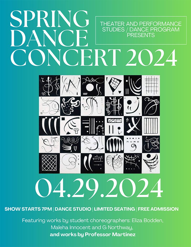 Graphic for Spring Dance Concert 2024