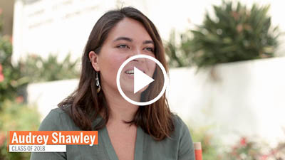 Student Audrey Shawley