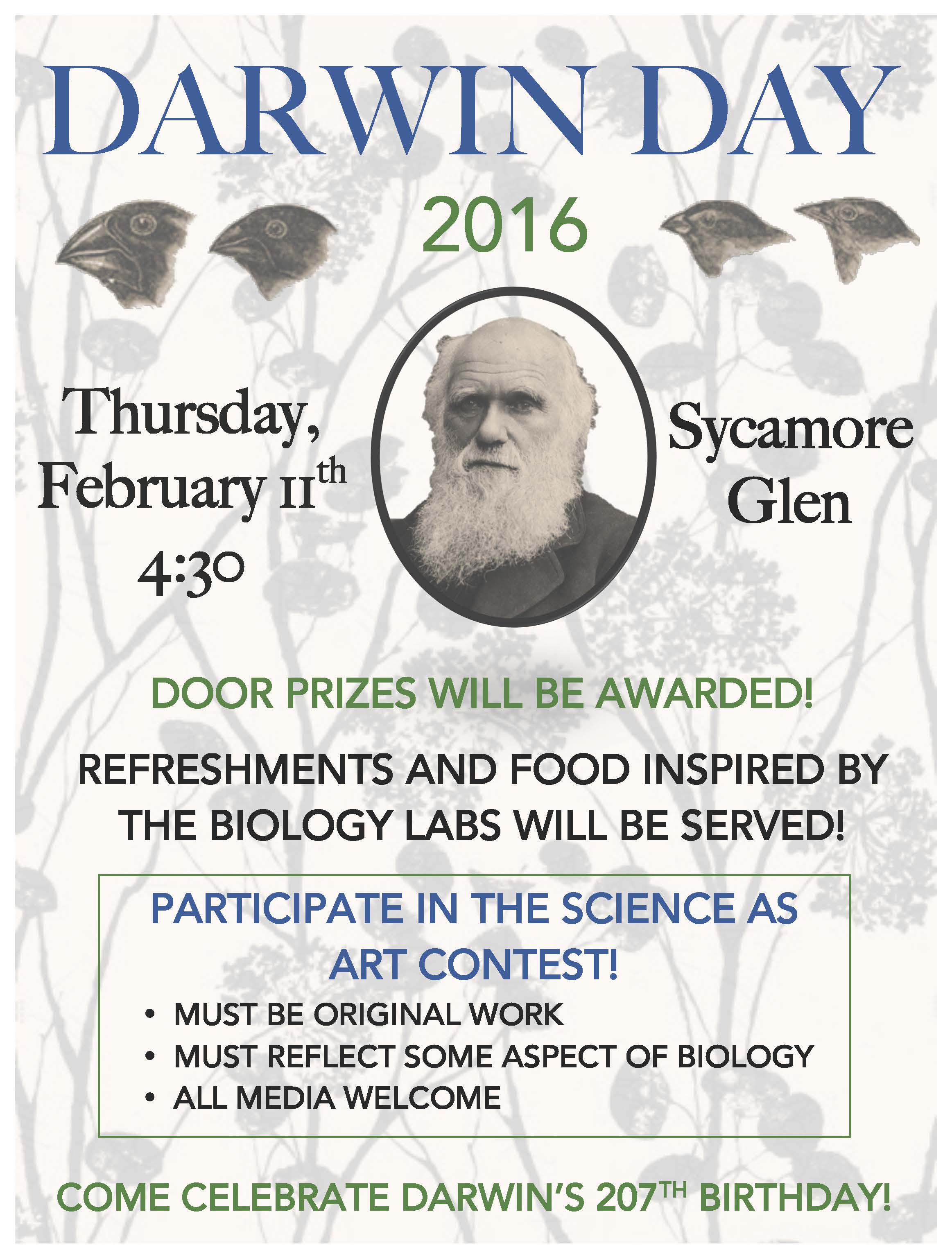 Image for Come Celebrate Darwin Day with the Biology Departm