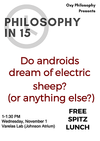 Philosophy in 15 minutes event poster