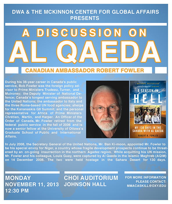 Image for Robert Fowler: A Discussion on Al Qaeda